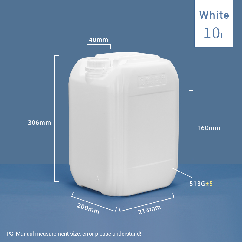 10L Stackable Fluorinated HDPE Jerry Can product image