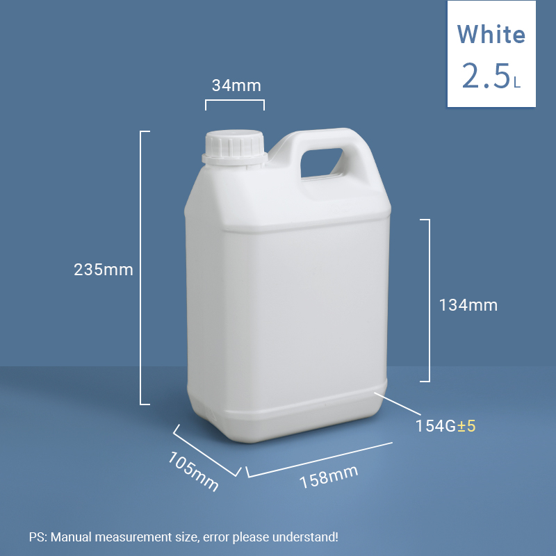 2.5L Fluorinated HDPE Jerry Can product image